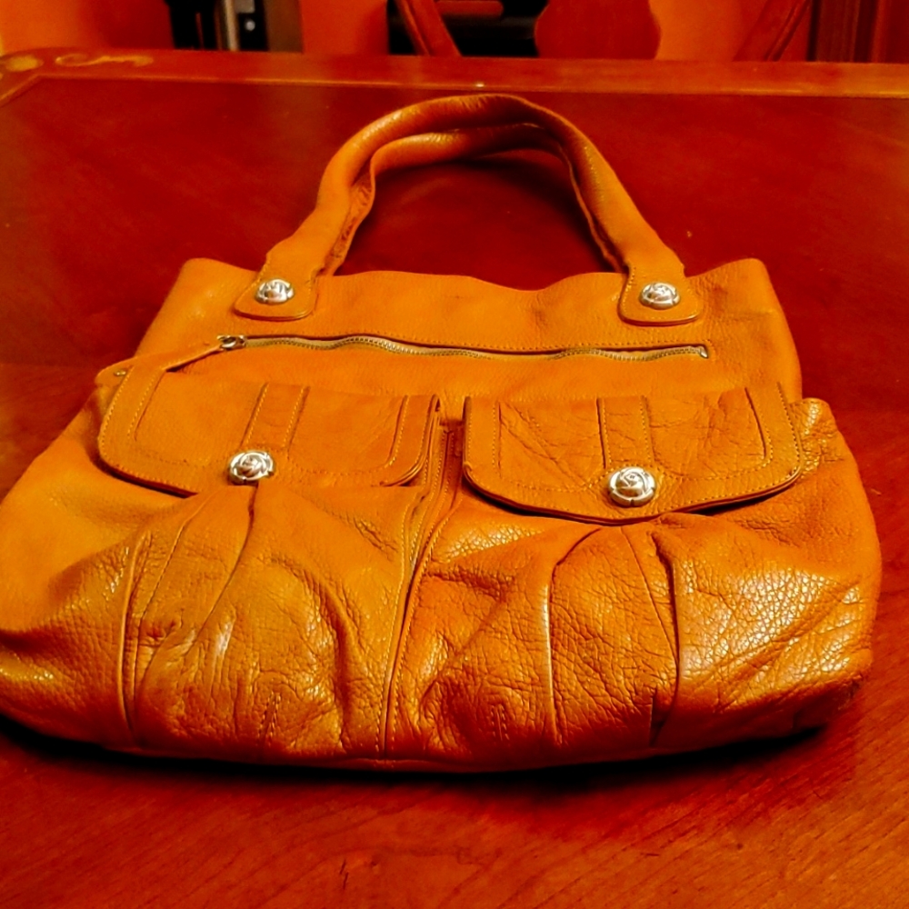Rough Roses leather Bag
